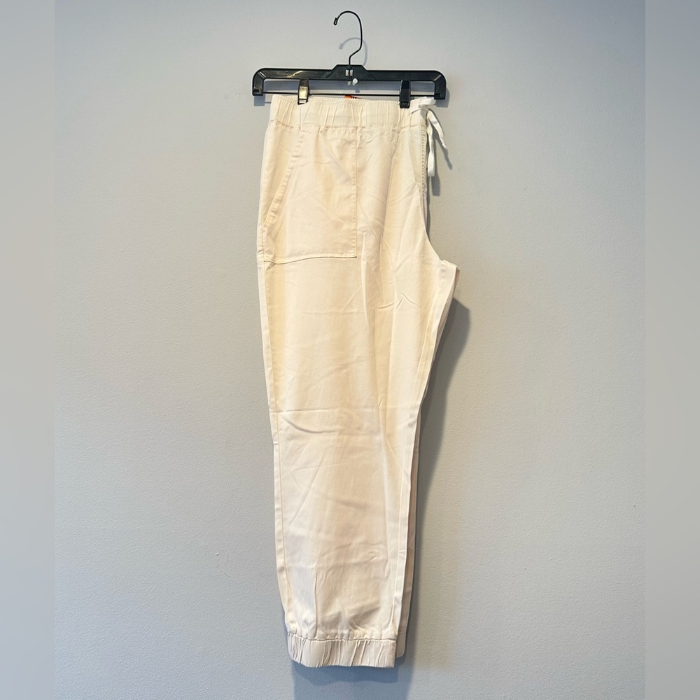 Buffalo David Bitton Cream Drawstring Jogger Pants